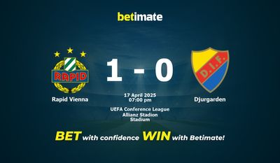 Rapid Vienna vs Djurgarden Prediction, Odds & Betting Tips 04/17/2025
