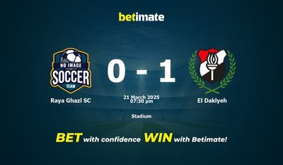 Raya Ghazl SC vs El Daklyeh Prediction, Odds & Betting Tips 03/21/2025