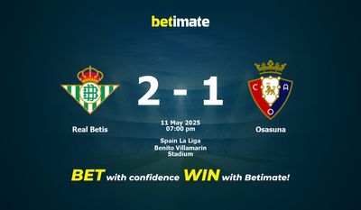 Real Betis vs Osasuna Prediction, Odds & Betting Tips 05/11/2025