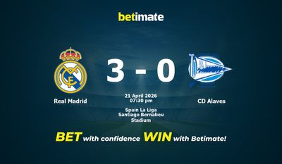 Real Madrid vs CD Alaves Prediction, Odds & Betting Tips 04/21/2026