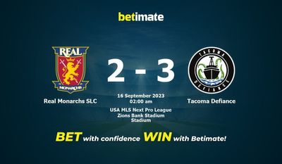 Real Monarchs SLC vs Tacoma Defiance Prediction, Odds & Betting Tips 09/16/2023