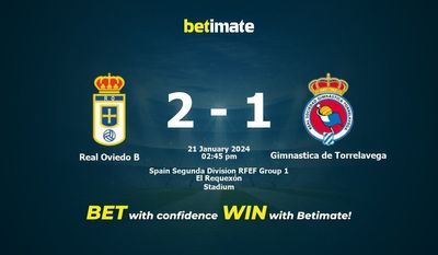Real Oviedo B vs Gimnastica de Torrelavega 预测、赔率和投注技巧 01/21/2024