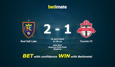 Real Salt Lake vs Toronto FC Prediction, Odds & Betting Tips 04/20/2025