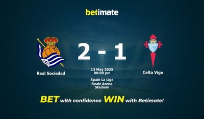 Real Sociedad vs Celta Vigo Prediction, Odds & Betting Tips 05/13/2025