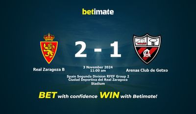 Real Zaragoza B vs Arenas Club de Getxo Prediction, Odds & Betting Tips 11/03/2024