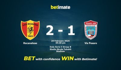 Recanatese vs Vis Pesaro التوقعات، الصعاب ونصائح الرهان 24/02/2024