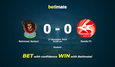 Reinmeer Aomori vs Honda FC Prediction, Odds & Betting Tips 11/17/2024