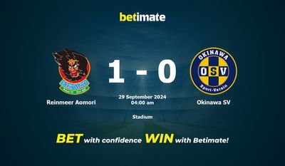 Reinmeer Aomori vs Okinawa SV Prediction, Odds & Betting Tips 09/29/2024