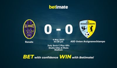 Renate vs ASD Union Arzignanochiampo Prediction, Odds & Betting Tips 05/04/2025