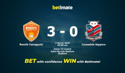 Renofa Yamaguchi vs. Consadole Sapporo – Vorhersage, Quoten und Wetttipps 03.02.2025