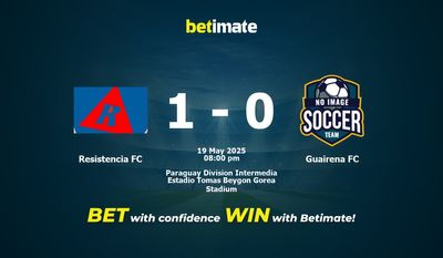 Resistencia FC vs Guairena FC Prediction, Odds & Betting Tips 05/19/2025