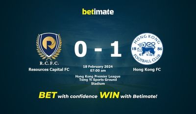 Resources Capital FC vs نادي هونغ كونغ لكرة القدم التوقعات، الاحتمالات ونصائح الرهان 18/02/2024