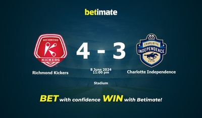 Richmond Kickers vs Charlotte Independence Prediction, Odds & Betting Tips 06/08/2024