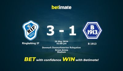 Ringkøbing IF vs B 1913 Prediction, Odds & Betting Tips 05/20/2024