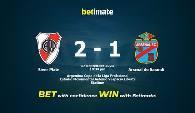 River Plate vs Arsenal de Sarandi Prediction, Odds & Betting Tips 09/17/2023