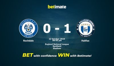 Prediksi, Peluang & Tips Taruhan Rochdale vs Halifax 22/10/2024