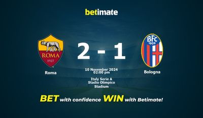 Roma vs. Bologna – Vorhersage, Quoten und Wetttipps 10.11.2024