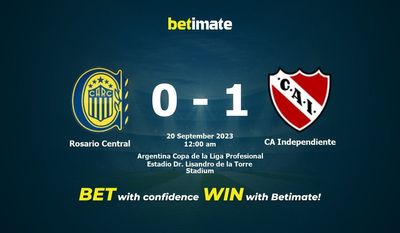 Rosario Central vs CA Independiente Prediction, Odds & Betting Tips 09/20/2023