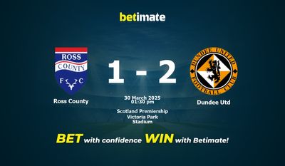 Ross County vs Dundee Utd Prediction, Odds & Betting Tips 03/30/2025