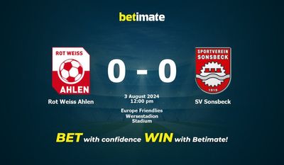Rot Weiss Ahlen vs SV Sonsbeck Prediction, Odds & Betting Tips 08/03/2024