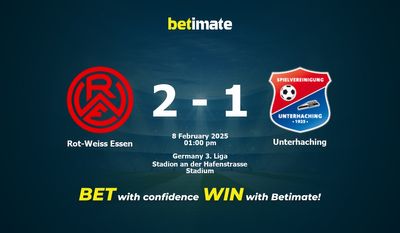 Rot-Weiss Essen vs Unterhaching Prediction, Odds & Betting Tips 02/08/2025