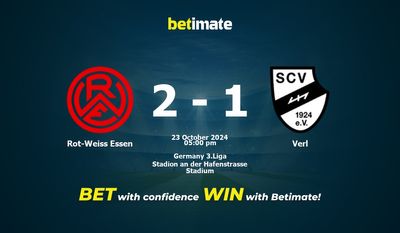 Rot-Weiss Essen vs Verl Prediction, Odds & Betting Tips 10/23/2024