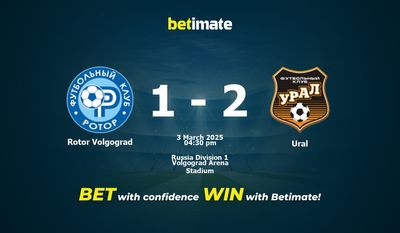 Dự đoán Rotor Volgograd vs Ural, Tỷ lệ cược & Mẹo cá cược 03/03/2025