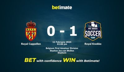 Royal Cappellen vs Royal Knokke التوقعات، الاحتمالات ونصائح الرهان 11/02/2024