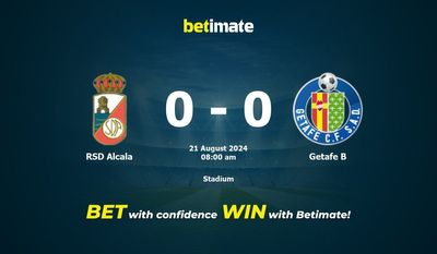 RSD Alcala vs Getafe B Prediction, Odds & Betting Tips 08/21/2024