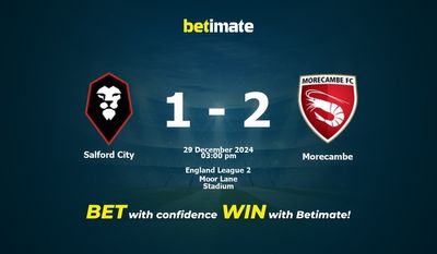Salford City vs Morecambe Prognoza, kursy i porady dotyczące zakładów 29.12.2024