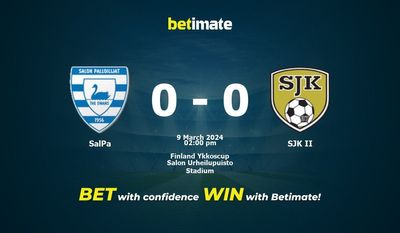 SalPa vs SJK II Prediction, Odds & Betting Tips 03/09/2024