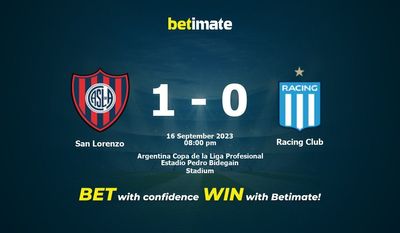 San Lorenzo vs Racing Club Prediction, Odds & Betting Tips 09/16/2023