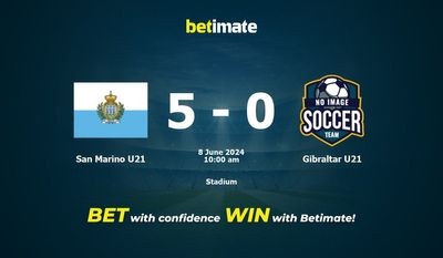 San Marino U21 vs Gibraltar U21 Prediction, Odds & Betting Tips 06/08/2024