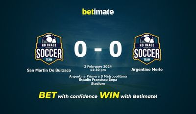 San Martin De Burzaco vs Argentino Merlo التوقعات، الصعاب ونصائح الرهان 02/02/2024