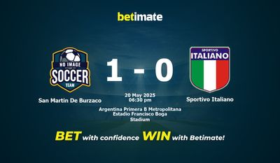 San Martin De Burzaco vs Sportivo Italiano Prediction, Odds & Betting Tips 05/20/2025