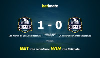 San Martin de San Juan Reserves vs CA Talleres de Córdoba Reserves Prediction, Odds & Betting Tips 03/19/2025