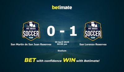 San Martin de San Juan Reserves vs San Lorenzo Reserves Prediction, Odds & Betting Tips 04/30/2025