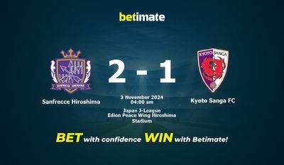 Sanfrecce Hiroshima vs Kyoto Sanga FC Prediction, Odds & Betting Tips 11/03/2024