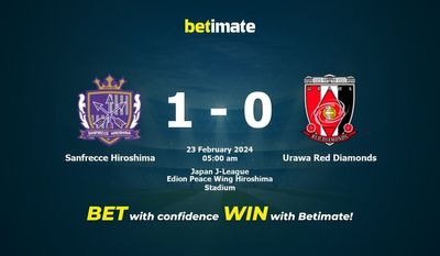 Sanfrecce হিরোশিমা বনাম উরাওয়া রেড ডায়মন্ডস ভবিষ্যদ্বাণী, মতভেদ এবং বাজির টিপস 02/23/2024