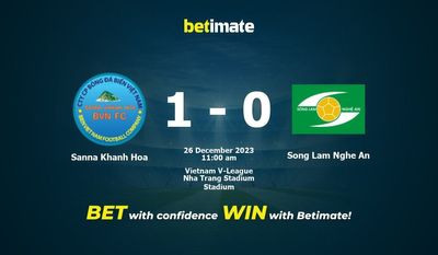 Sanna Khanh Hoa vs Song Lam Nghe An التوقعات، الاحتمالات ونصائح الرهان 26/12/2023