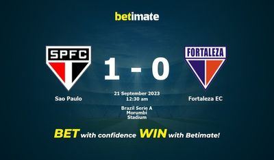 Sao Paulo vs Fortaleza EC Prediction, Odds & Betting Tips 09/21/2023