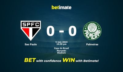 Sao Paulo vs Palmeiras Prediction, Odds & Betting Tips 07/05/2023