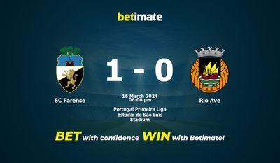 SC Farense বনাম Rio Ave ভবিষ্যদ্বাণী, প্রতিকূলতা এবং বাজির টিপস 03/16/2024