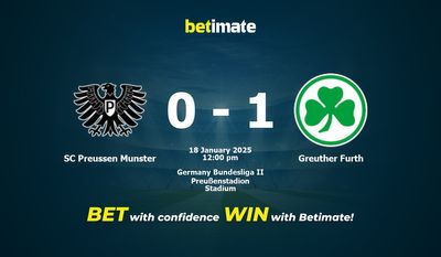 SC Preussen Munster vs Greuther Furth Prediction, Odds & Betting Tips 01/18/2025