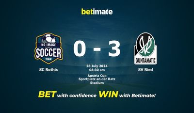 SC Rothis vs SV Ried Prediction, Odds & Betting Tips 07/28/2024