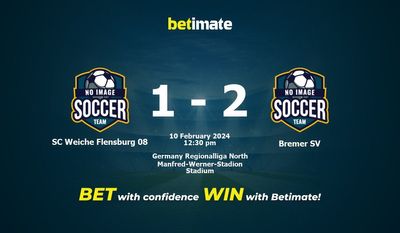 SC Weiche Flensburg 08 vs Bremer SV 预测、赔率和投注技巧 02/10/2024