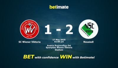 SC Wiener Viktoria vs Neusiedl Prediction, Odds & Betting Tips 05/17/2025