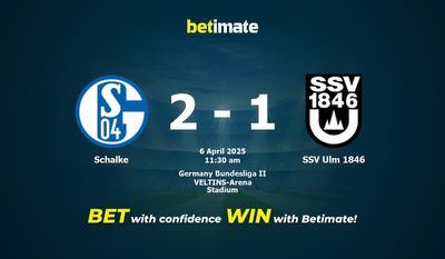 Schalke vs SSV Ulm 1846 Prediction, Odds & Betting Tips 04/06/2025