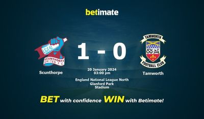 Scunthorpe vs Tamworth 预测、赔率和投注技巧 01/20/2024