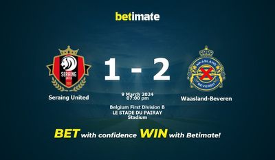 Seraing United vs Waasland-Beveren التوقعات، الصعاب ونصائح الرهان 09/03/2024